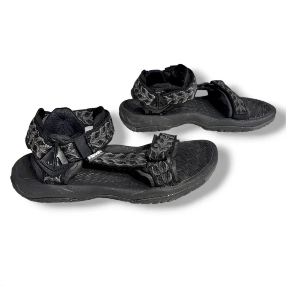 TEVA Black & Grey Web Strap Hiking Sandals